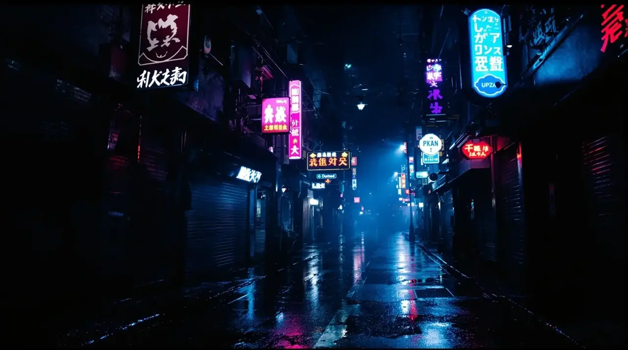 暗夜追踪 横幅背景